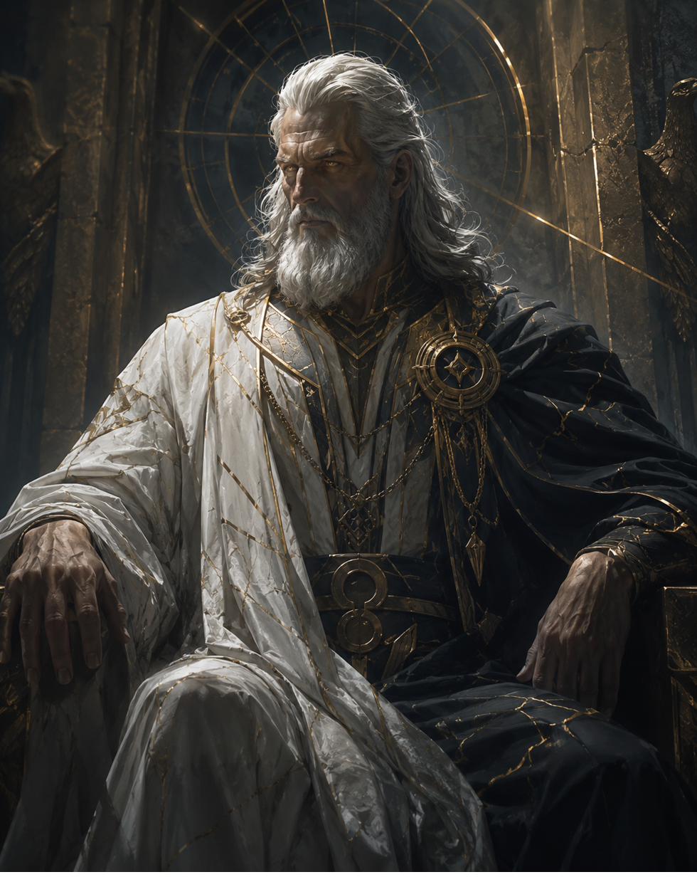 Zeus, King of the Olympian Gods.
